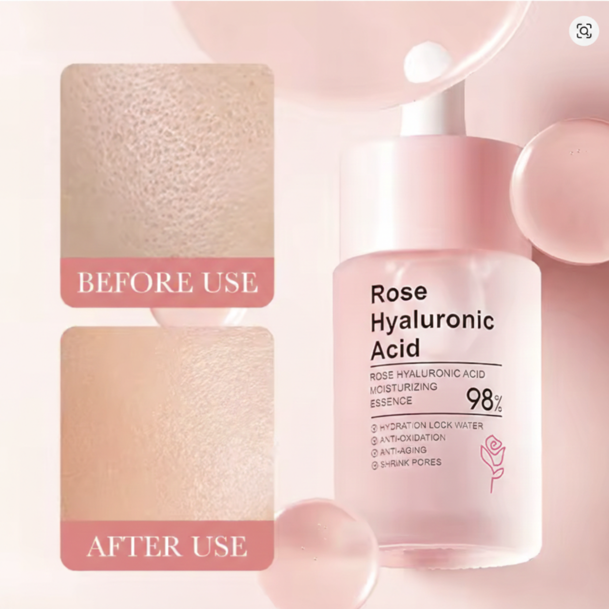 Rose Hyaluronic Acid Facial